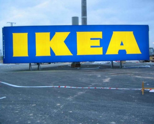 Monopostes IKEA Murcia | ICÓNICA | Expertos en rotulación en Vitoria-Gasteiz