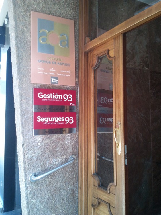 Señalética Gestión 93 en Vitoria-Gasteiz | ICÓNICA | Rótulos en Vitoria-Gasteiz | Expertos en rotulación